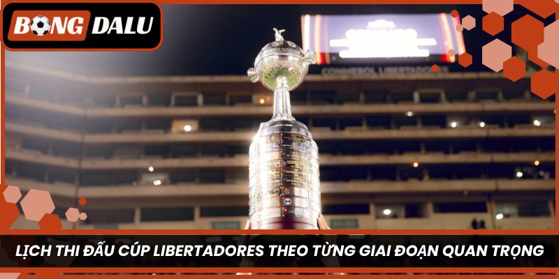 Lịch thi đấu Cúp Libertadores theo từng giai đoạn quan trọng